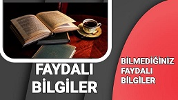 Faydalı Bilgiler
